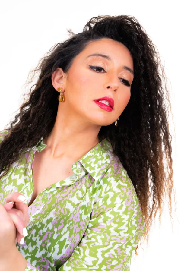 Caramel Gleam Earrings - Image 2
