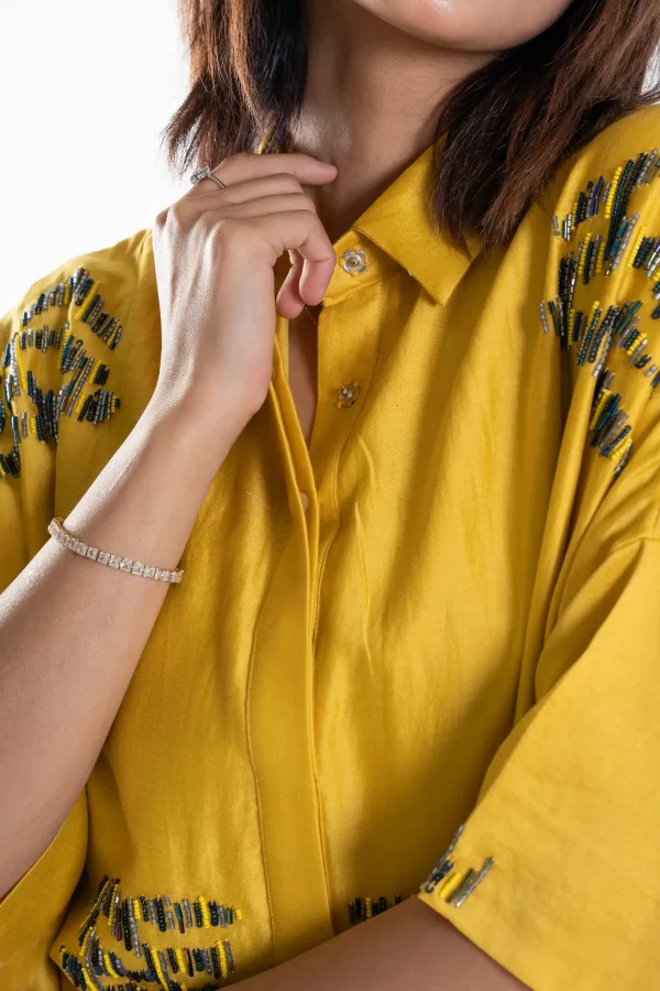 Amber Radiance Shirt dress - Image 8
