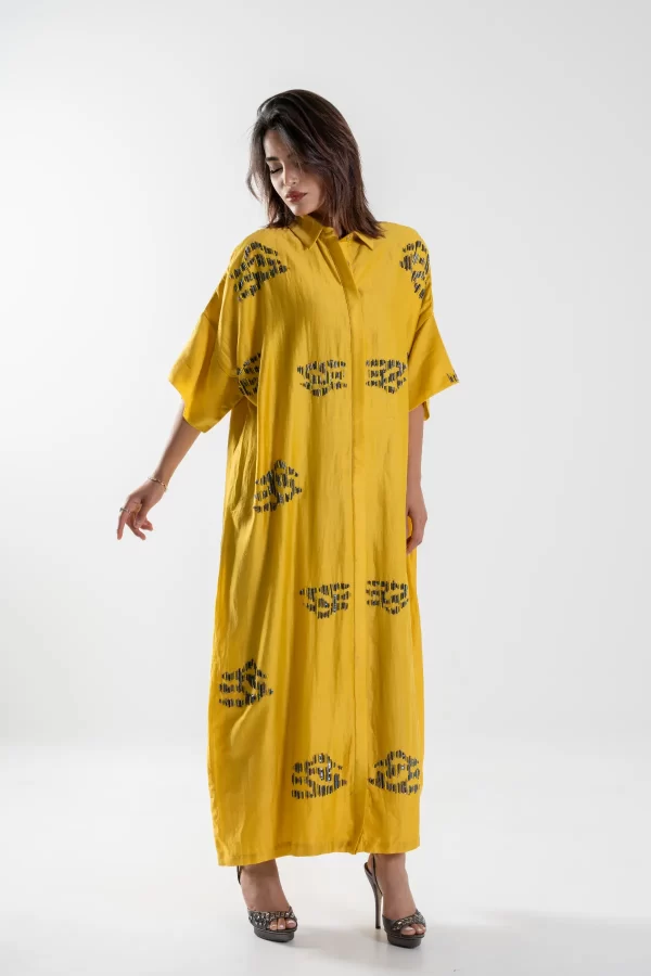 Amber Radiance Shirt dress - Image 3