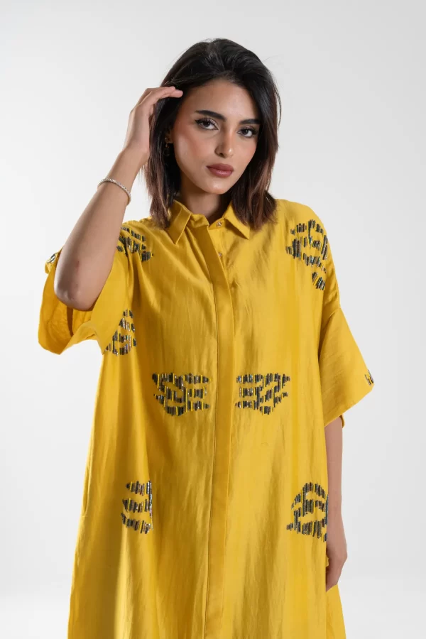Amber Radiance Shirt dress - Image 5