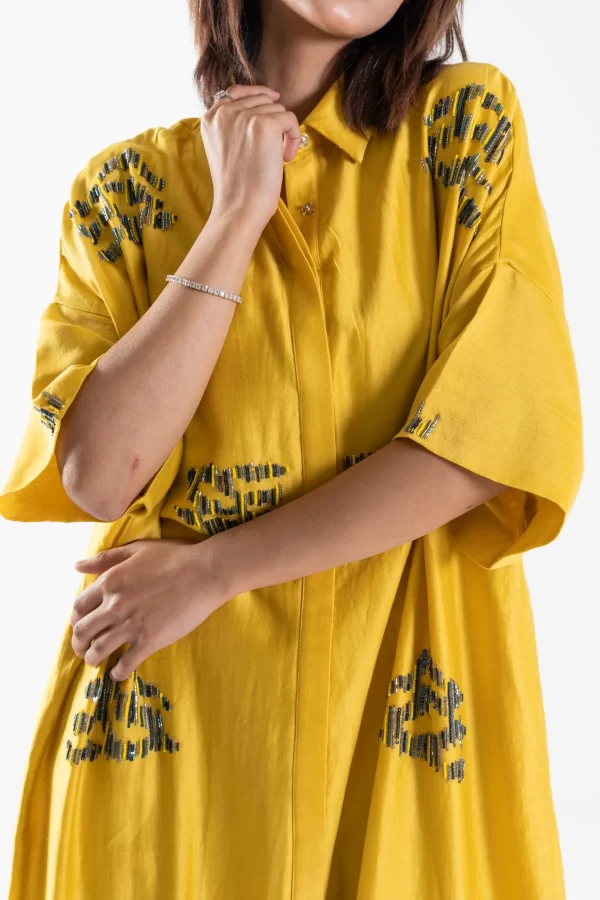 Amber Radiance Shirt dress - Image 6