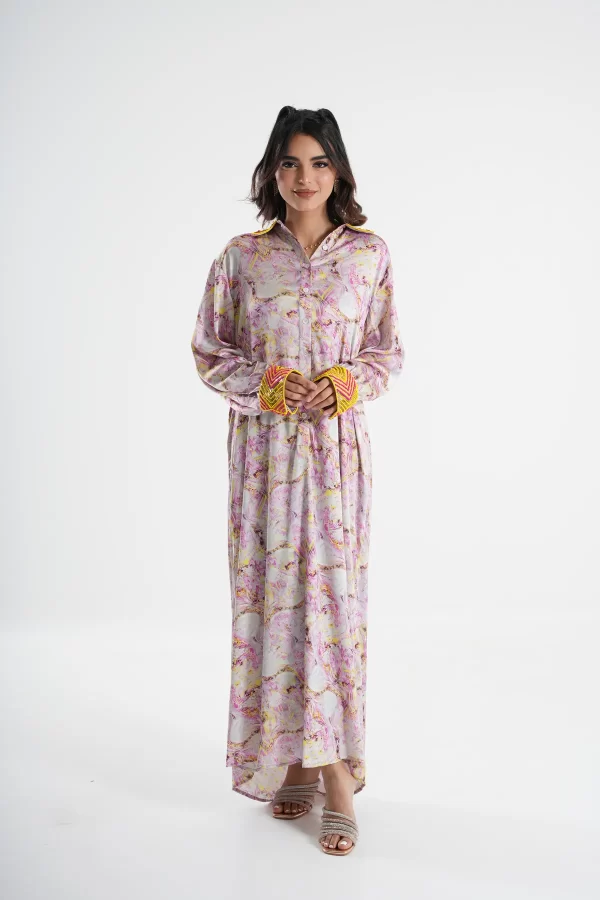 Sunrise Symphony Shirt Dress