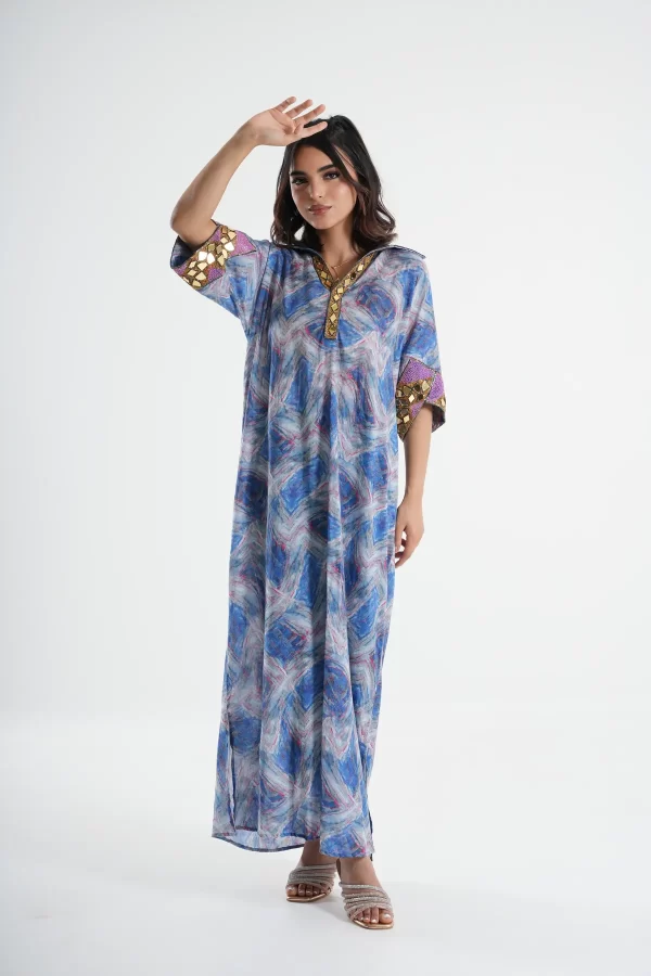 Galactic Shimmer Maxi Dress