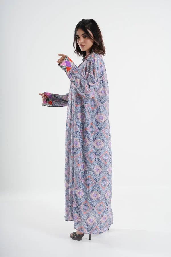 Mosaic Shimmer Dress -Long Sleeve - Image 2