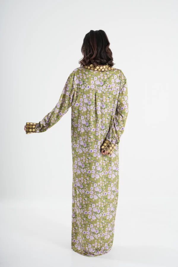 Golden Petal Maxi Dress - Image 3