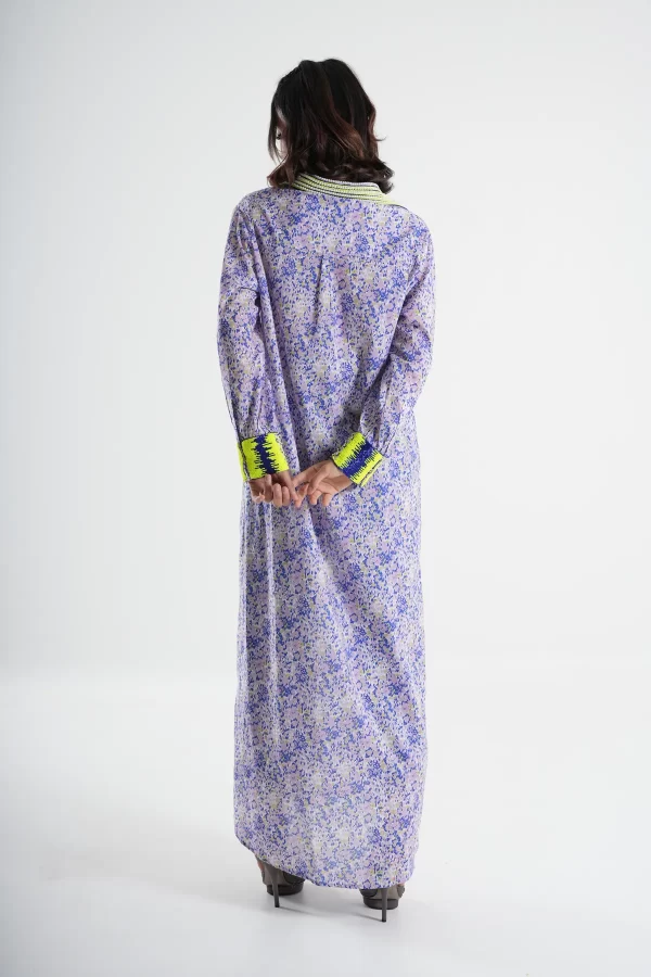 Neon Bloom Maxi Dress - Image 3