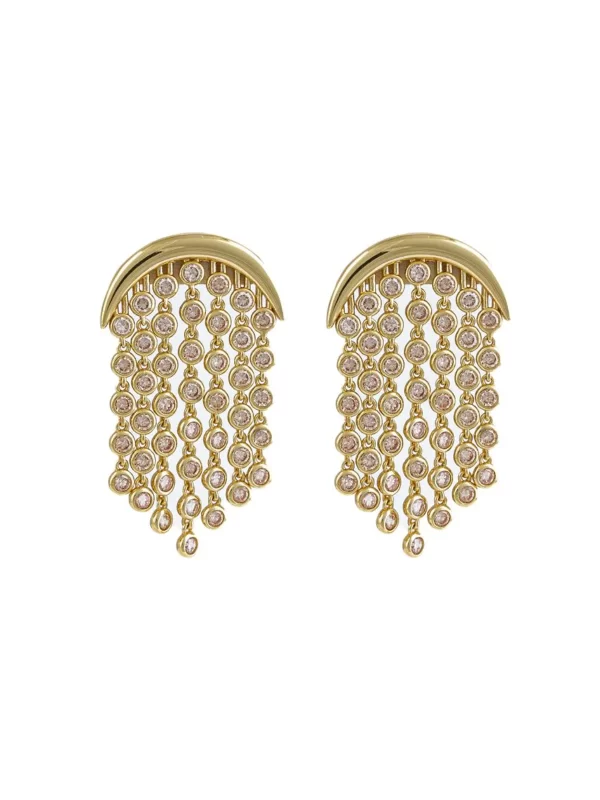 Gold Rain Earings - Yellow Gold